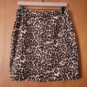 Leopard Print Women's Skirt